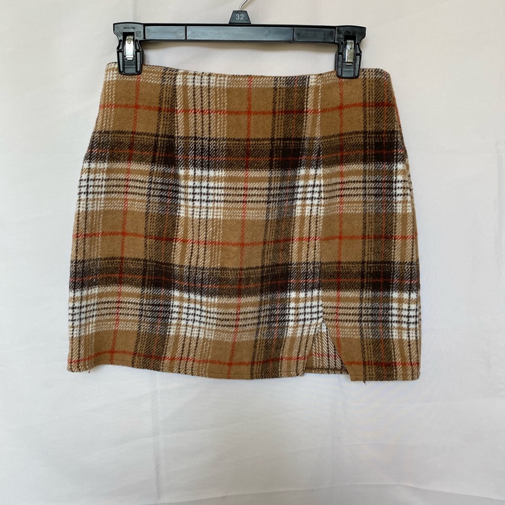 Akair plaid skirt size s